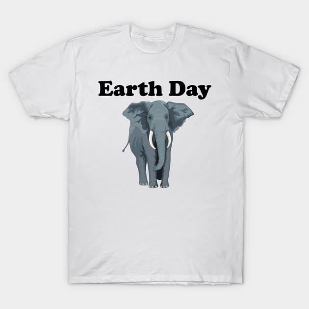 Earth Day Elephant T-Shirt by aesthetice1